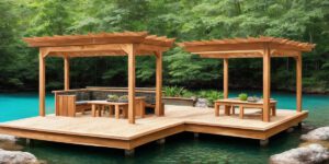 How to build a teak swim platform
