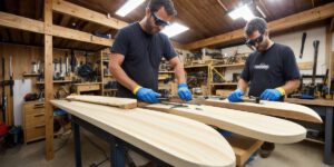 How to build a hollow wooden surfboard