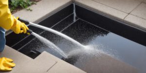 How to clean storm water drains