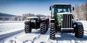 How to start a diesel tractor in cold weather