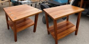 How to build wooden boat stands
