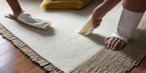 How to clean bamboo silk rugs